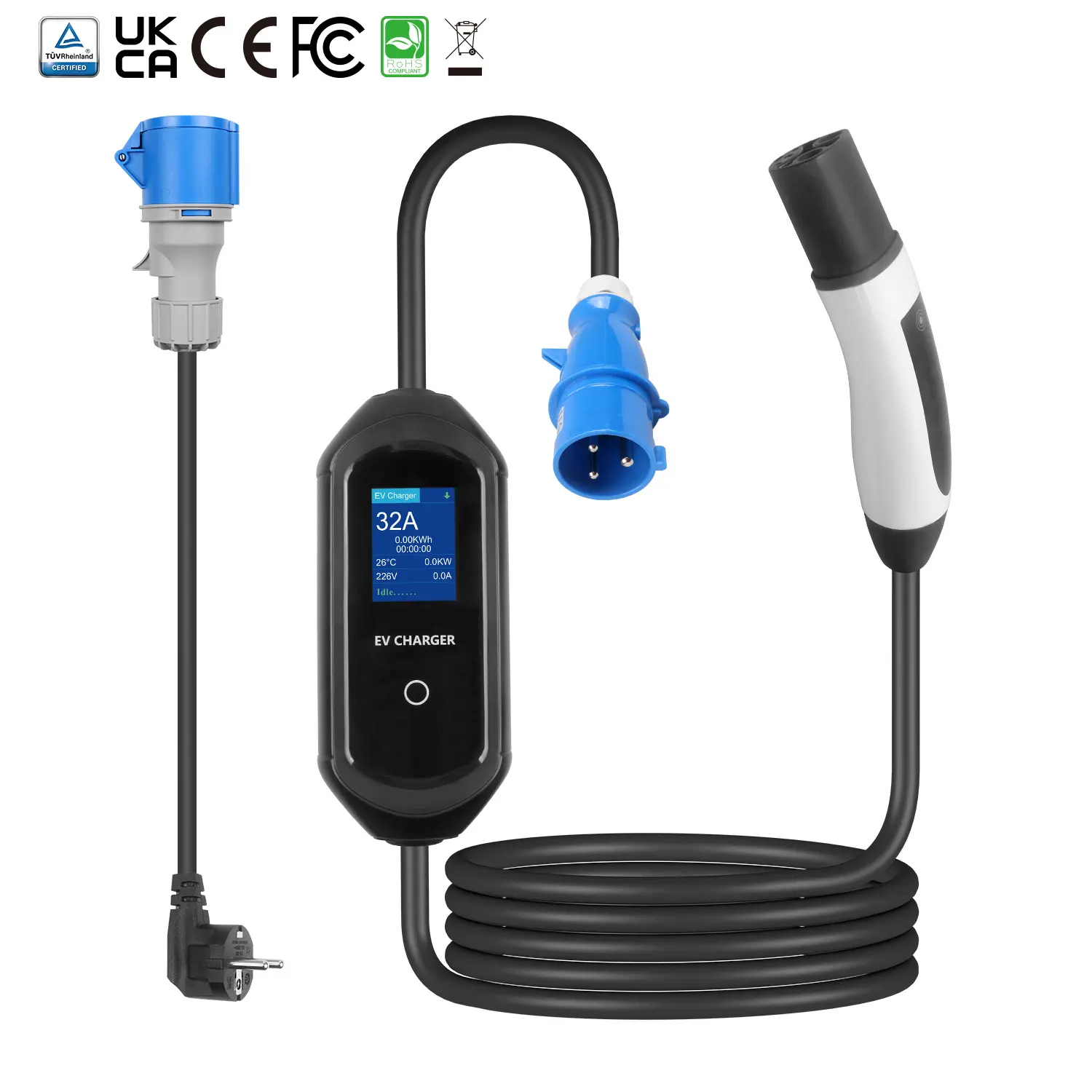 Tesla Portable EV Charger - Flexible, Customizable, and Powerful Charging Solution