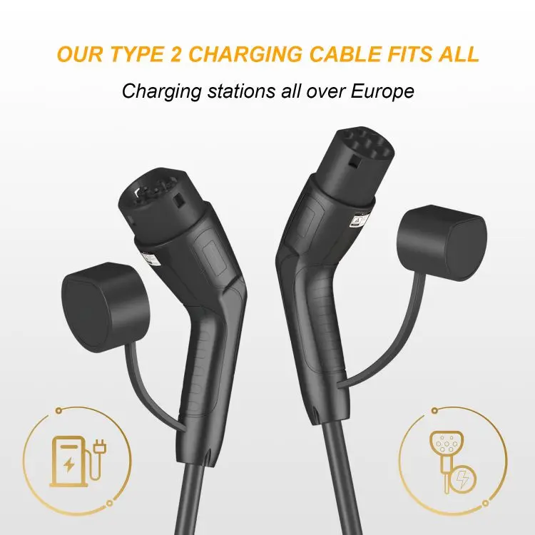 TYPE 2 to TYPE 2 Electric Vehicle Charging Cable-1 (3)