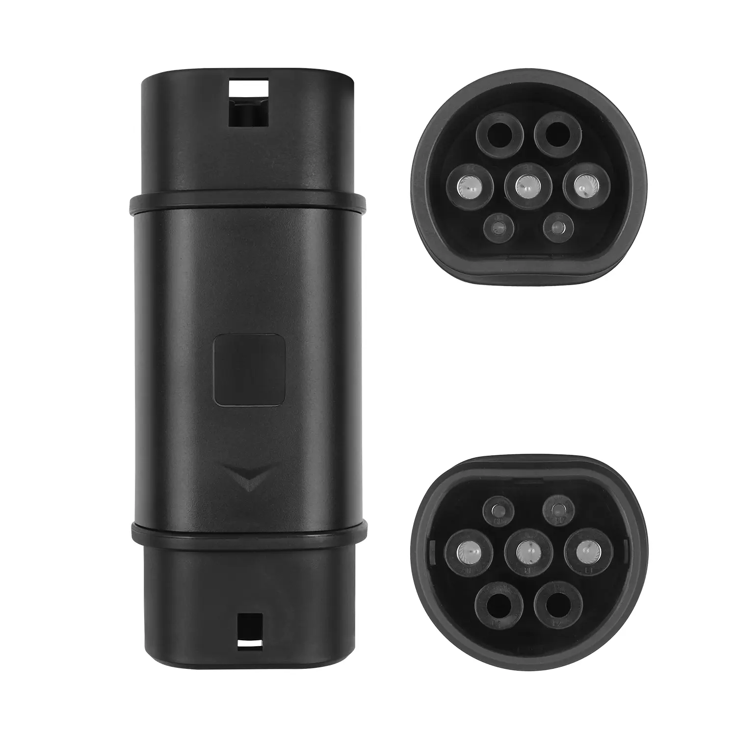 GBT to Type 2 EV Adapter Charging Converter – 32A – Durable ABS Material