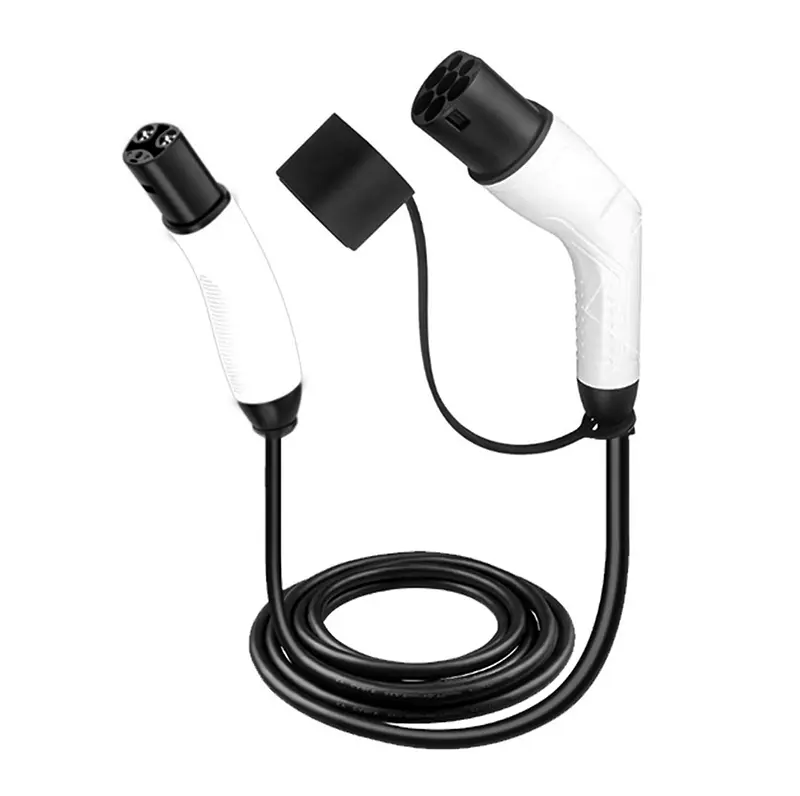 5m Type 2 to Tesla Model Charger Cable Fast EV Charger Cable TPU Electric Car Charger Cables for Tesla Charger 7kw