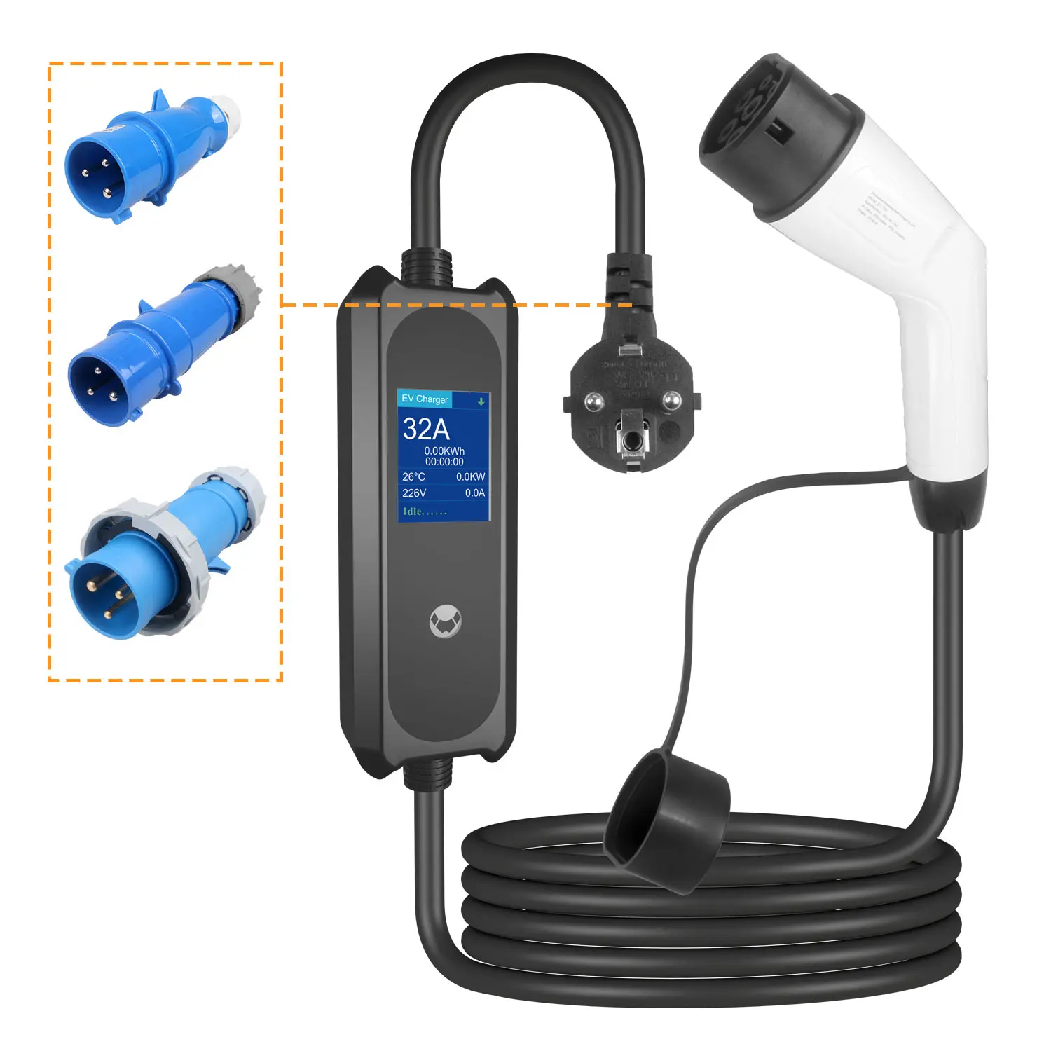 High Speed Charging IP55 CCS2 to Tesla EV Charging Adapter (7)63z