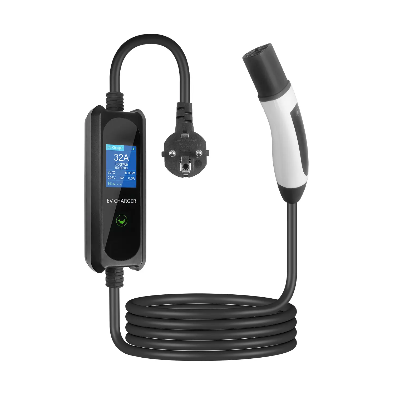 Tesla Portable EV Charger with Large Screen Display