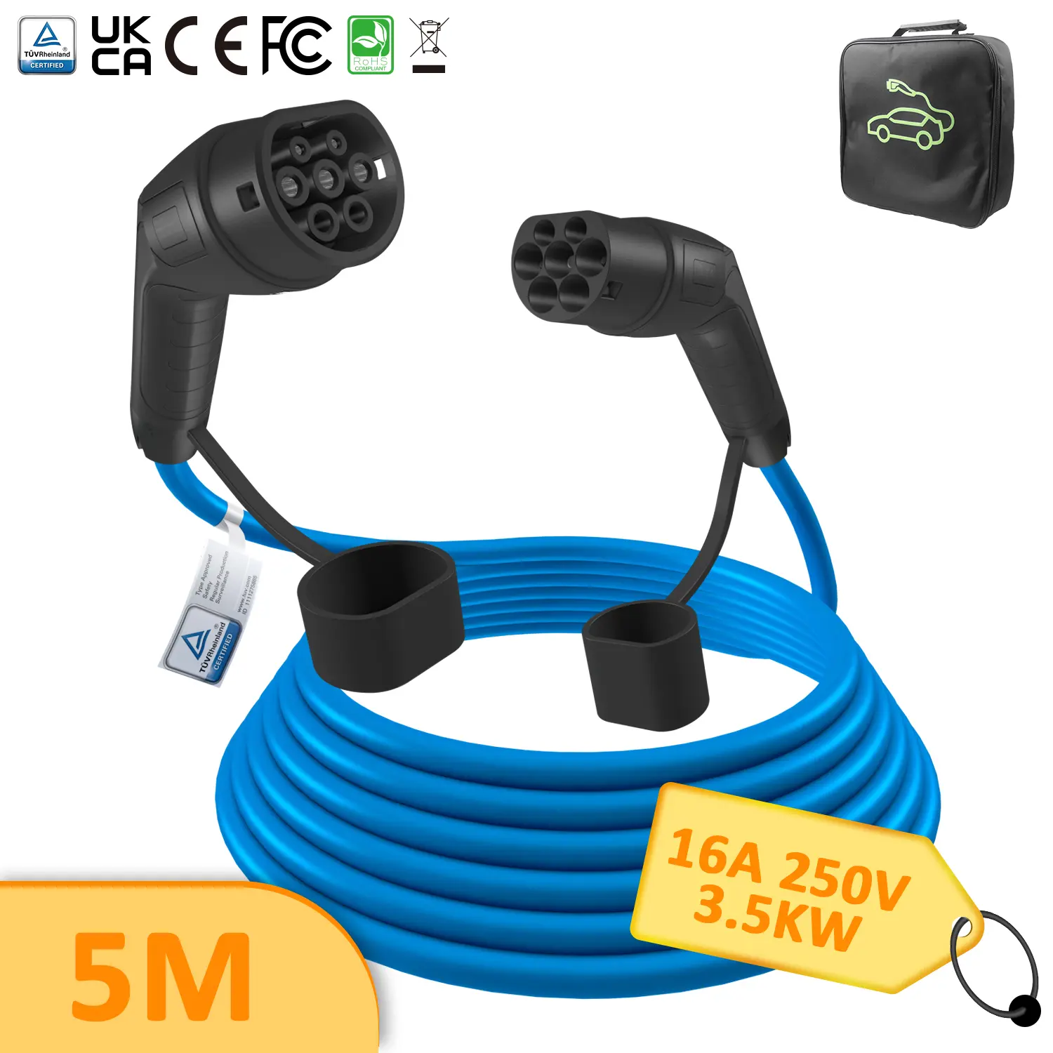 Custom Color Type 2 to Type 2 EV Charging Cable (4).jpg