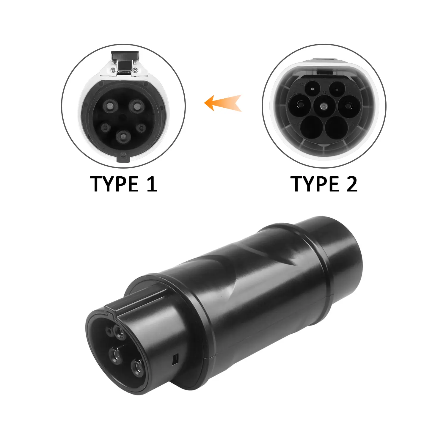 250A European Standard Connector Type 2 To Type 1 EV Adapter (7)qpg