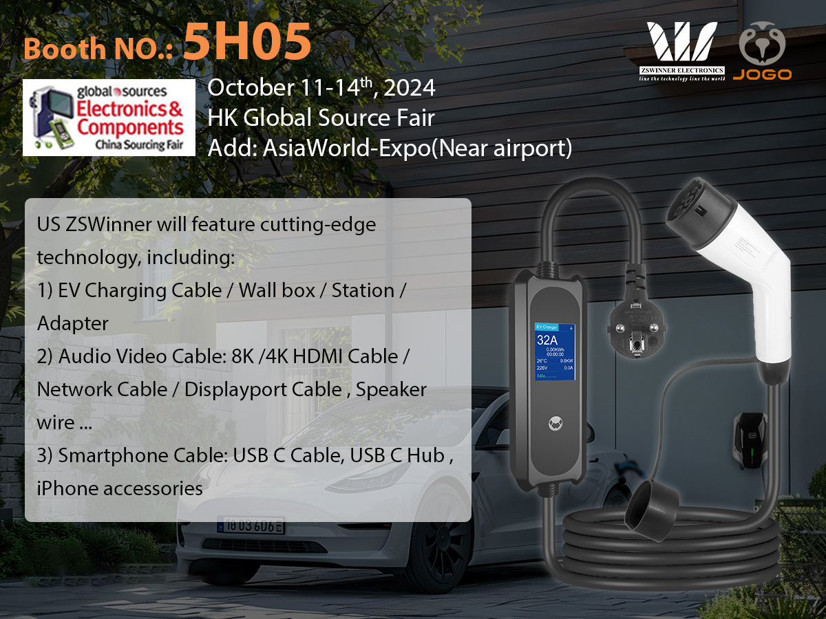 ZSWinner Showcases Cutting-Edge EV Charging Solutions at HK Global Source Fair
