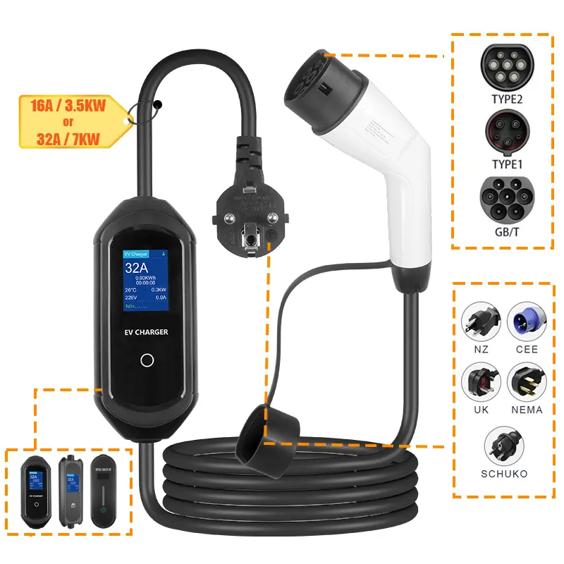Portable Type 2 EV Charger – The Perfect Charging Solution  (4)5gn
