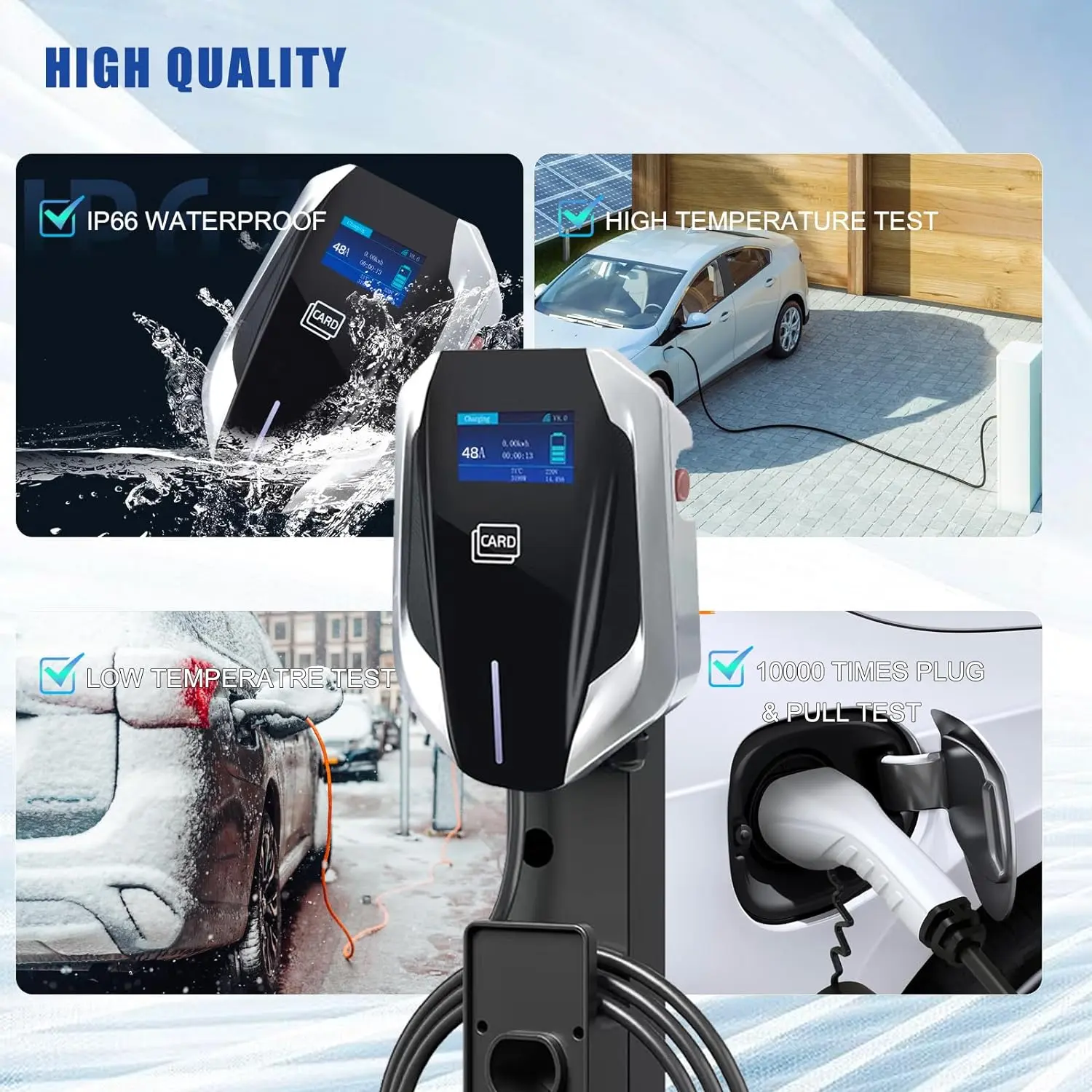 Advanced Type 1 Wallbox EV Charging Station for Home and Business (3)t34