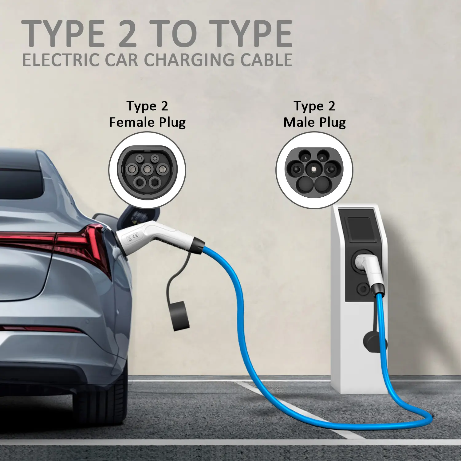 High-Performance Customizable Type 2 EV Charging Cable for Electric Vehicles (5)mso