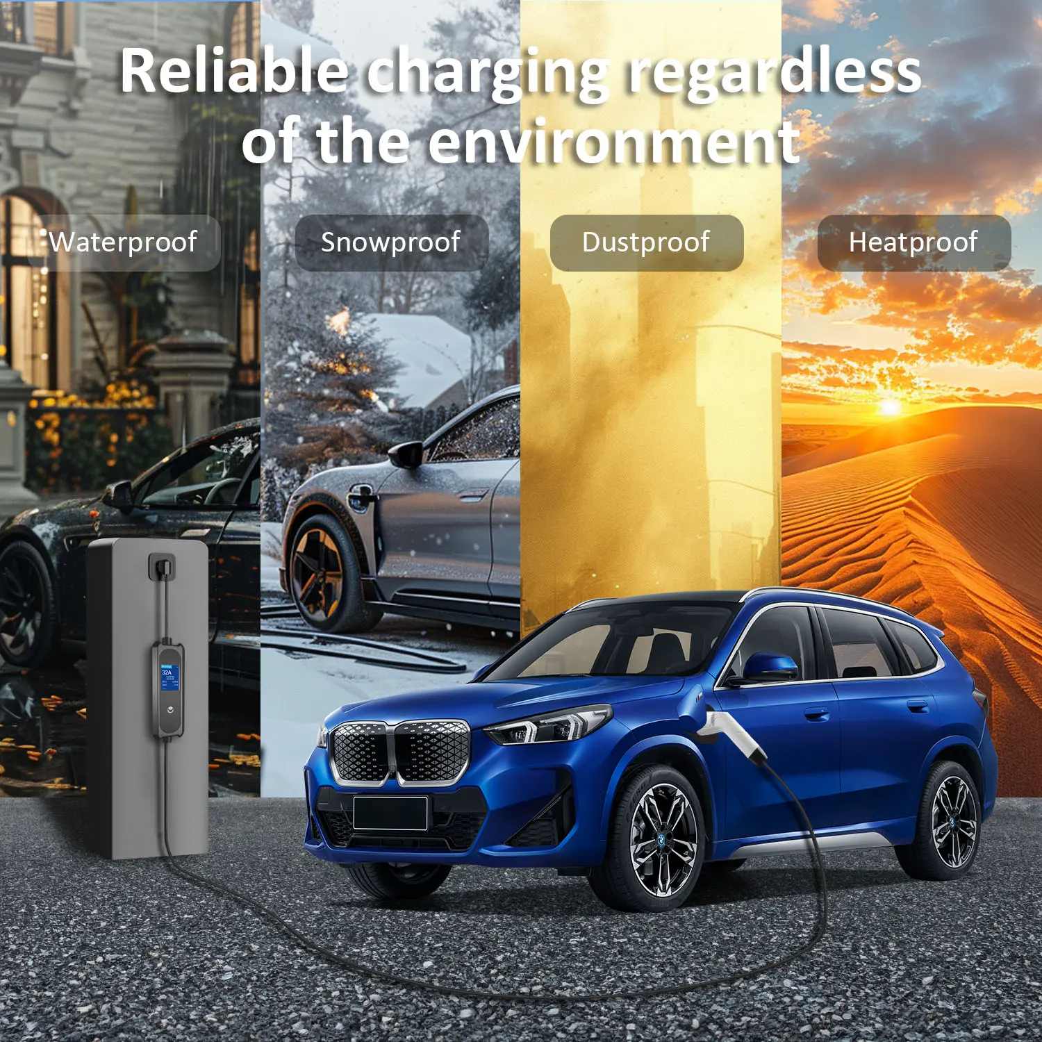 High-Performance Type 1 Portable EV Charger - 3
