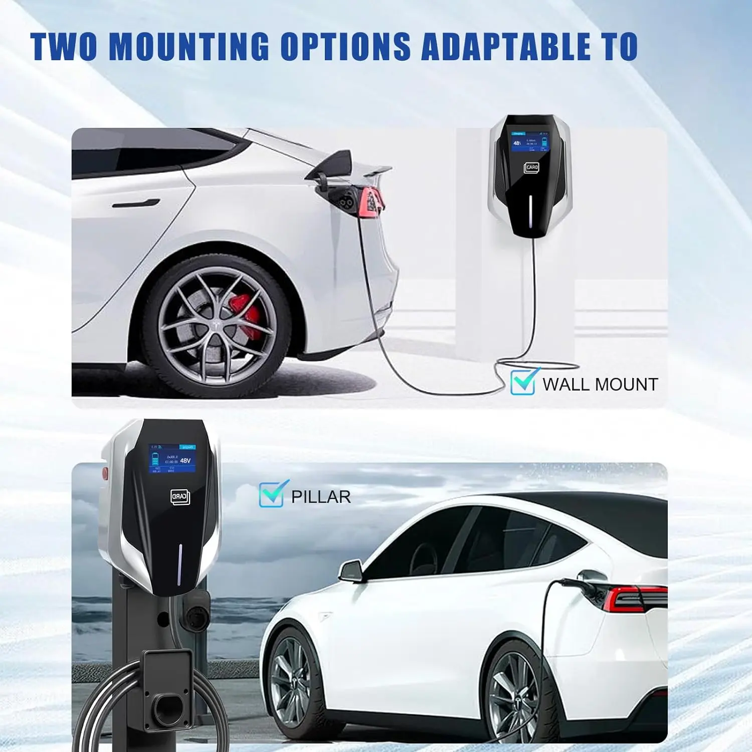 Advanced Type 1 Wallbox EV Charging Station for Home and Business (1)4tv