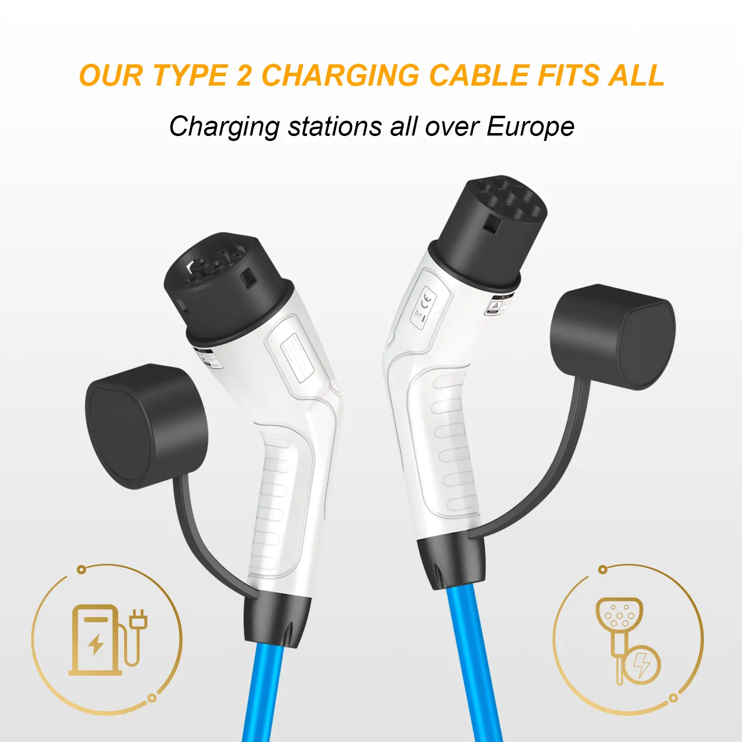 High Speed Charging IP55 CCS2 to Tesla EV Charging Adapter (7)63z