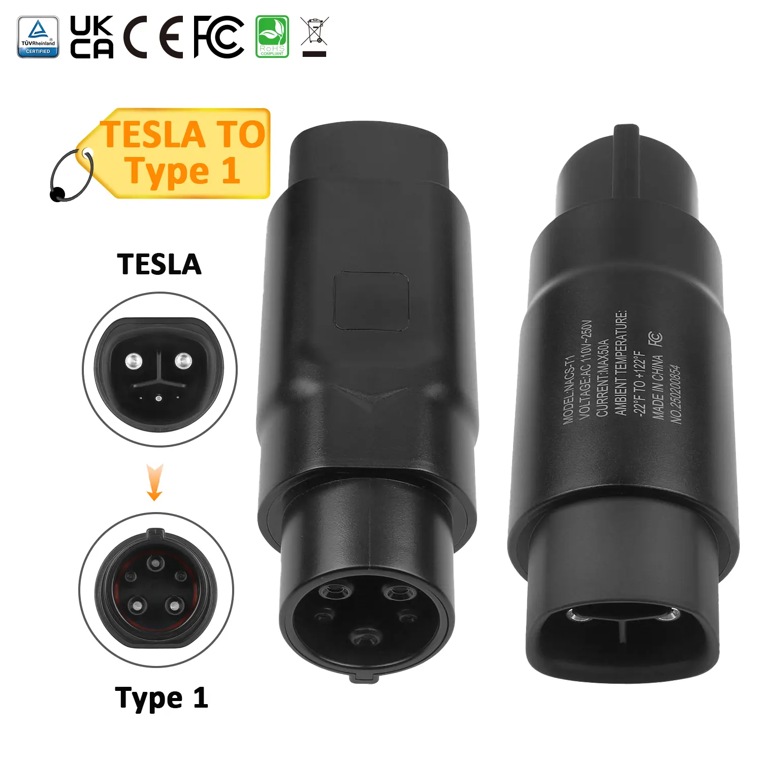 Tesla to J1772 Adapter – Charge Anywhere, Anytime