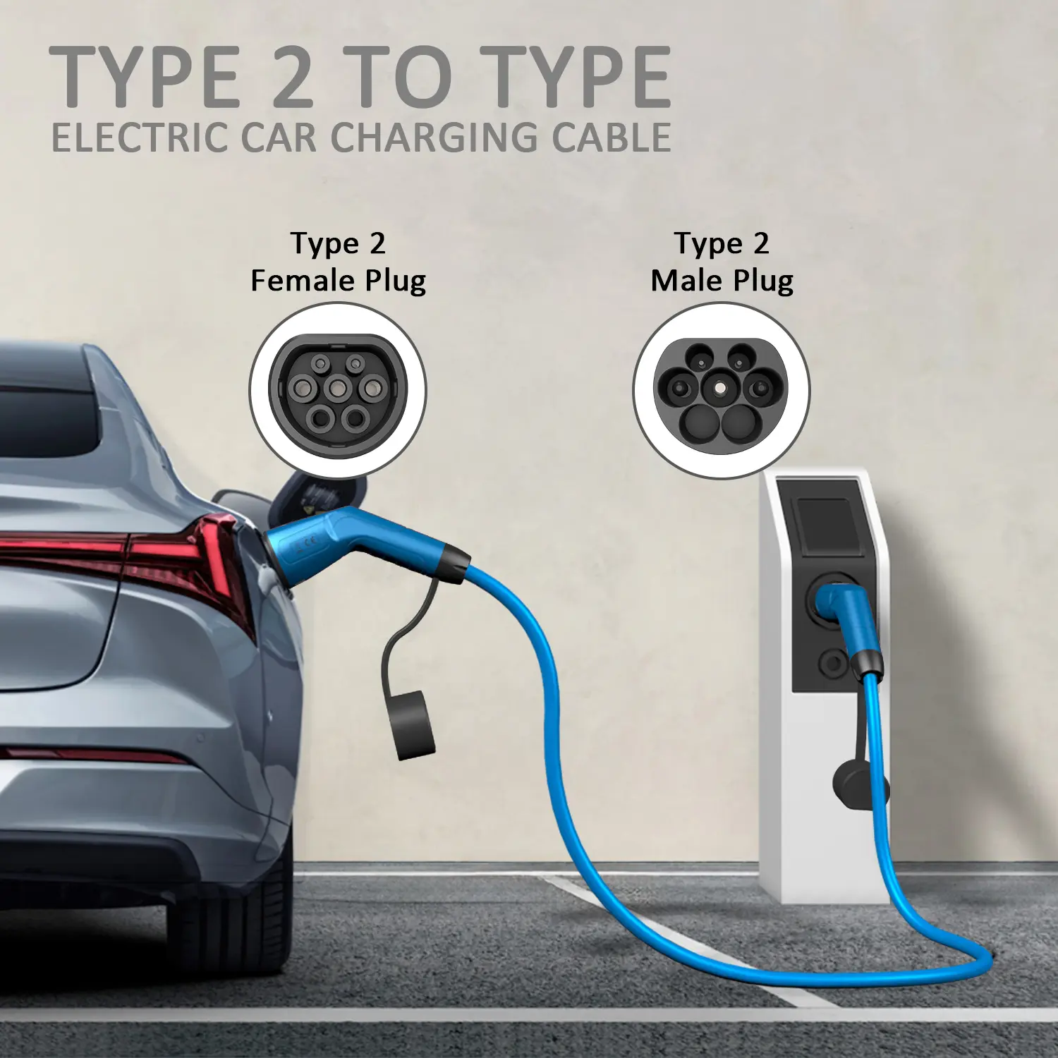High-Performance Type 2 EV Charging Cable with Customizable Design (5)nsb
