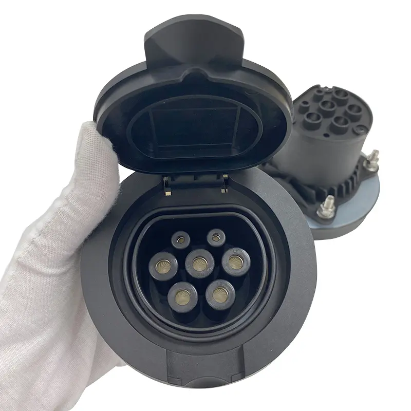 High-Quality European Standard Pile End Socket for TYPE 2 Charging Stations